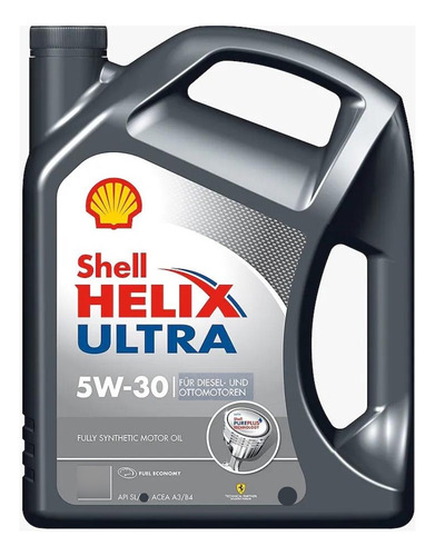 Aceite Para Motor 5w30 Shell Helix Ultra Sl/acea A3/b4 5lts.