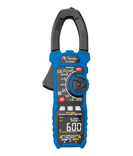 Alicate Amperimetro Digital - 1000a Ac/dc - Et-3810c