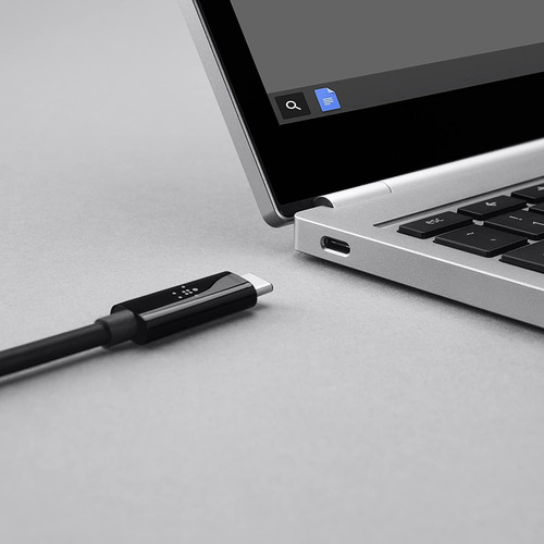 Usb Cable Tipo C Belkin Thunderbolt 3, Con Conexiones Usb C