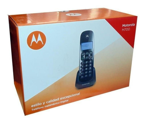 Teléfono Motorola M700CA inalámbrico - color negro