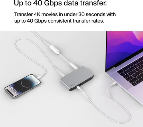 Estación De Acoplamiento Belkin Connect Thunderbolt 4, Conce