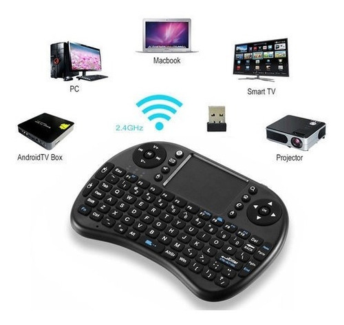 Imagen 1 de 5 de Teclado Para Tv Inalámbrico Con Cable Usb