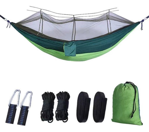 Hamaca Portátil Camping Mosquitero Trekking Hasta 300 Kg