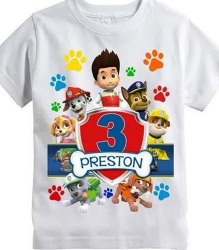 Corte perdí mi camino precio Playeras Personalizada Paw Patrol | MercadoLibre 📦