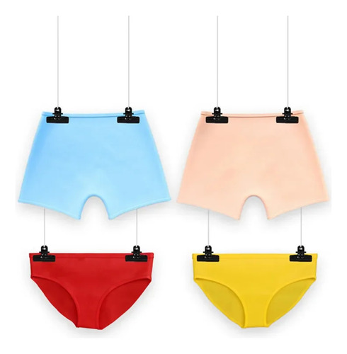 Calzoncillos De Natación De Silicona Para Mujer, A Prueba De