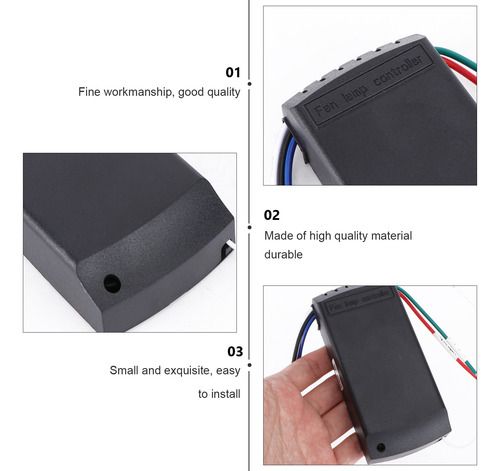 Controlador De Temporización De Lámpara De Ventilador De Tec