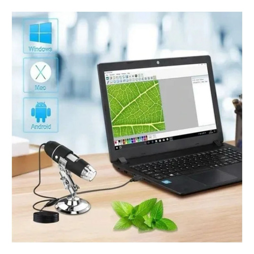 Microscopio Digital Usb 1600x Lupa Digital 8 Led