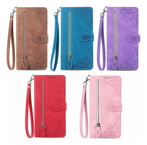 Funda De Piel Etfast Wallet For Teléfono Sharp