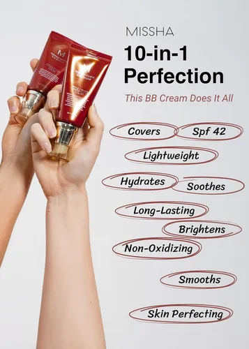 Crema Bb Missha M Perfect Cover No.27 Miel Beige Para Medici