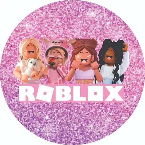 Painel Redondo Roblox Menina