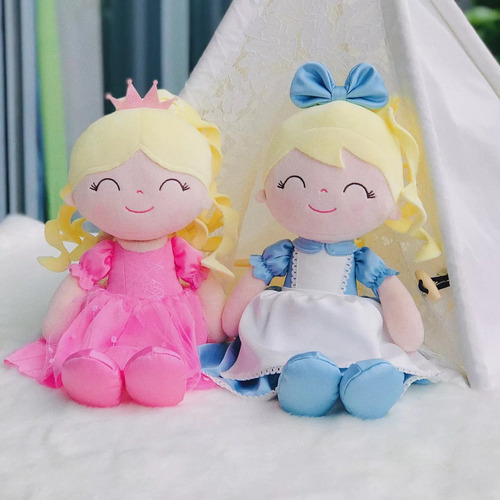 Boneca Gloveleya Princesa Aurora 40 Cm + Sacola By Metoo