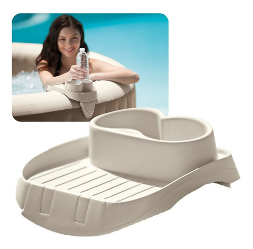 Accesorio Spa Inflable Porta Bebidas Latas C/ Bandeja Intex