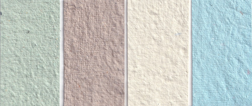 Tarjetas Personales De Papel Reciclado Artesanal X50u Blanco