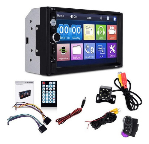 Reproductor Estéreo De Coche Mp5 7010b 7in C/bluetooth V2.0