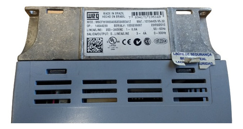Variador De Velocidad Monofásico 1hp Weg (Usado)