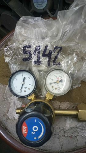 Regulador De Gas Aga Precisión Co2 Oxígeno Envíos Al País (Usado)