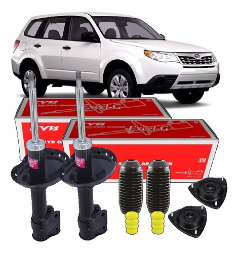 Par Amortecedor Dianteiro Subaru Forester 2009-2012 + Kits