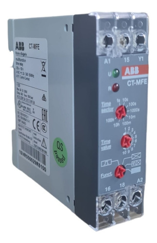 Relevador De Tiempo Abb Ct-mfe 220vac 3a 0.5s-100h