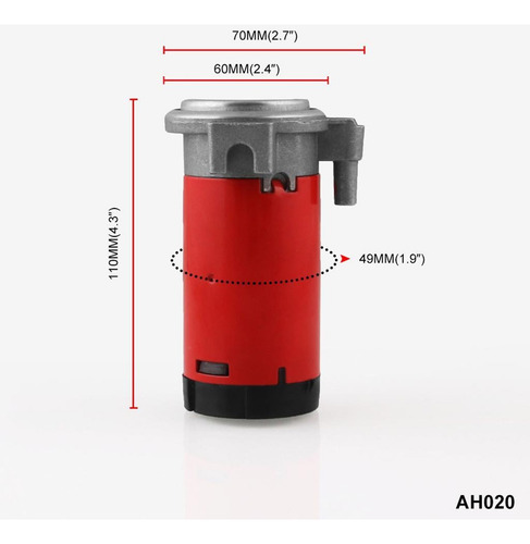 C Compresor De Aire 12v Para Automóvil / Camión / Vehículo