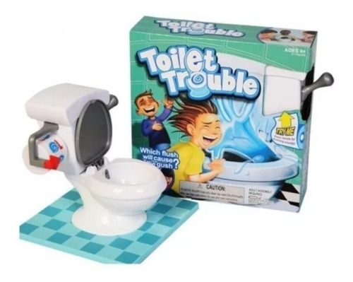 Hasbro Games Toilet Trouble Juego De Mesa Inodoro Original