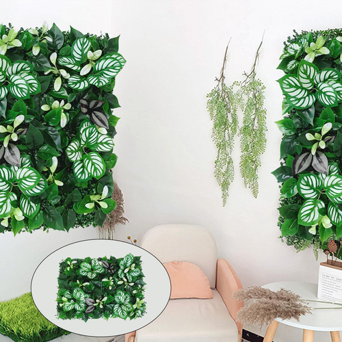 Panel De Pared De Plantas Artificiales 3d, Pared De Fondo De