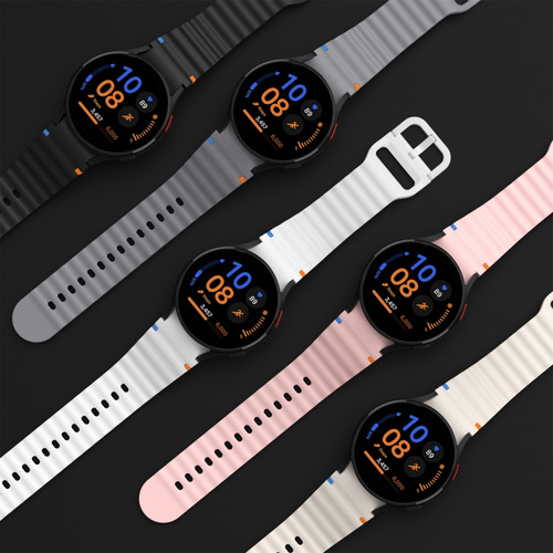 Correa De Silicona Naranja Para Samsung Galaxy Watch 7 40/44