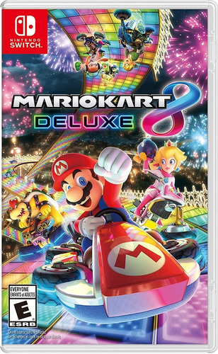 Mario Kart 8 Deluxe Nintendo Switch Mídia Física Lacrado