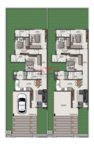 Imagem 12 de 12 de Casa 3 Quartos Em Bosque Da Mata - Tijucas - 502