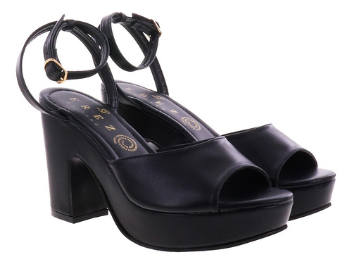 Zapatos De Tacón Punta Abierta Tiras Delgadas Moda Dama Aona