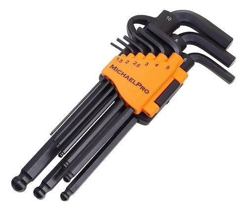 Michaelpro Mpball End Hex Key Set, Juego De Llaves Allen De 