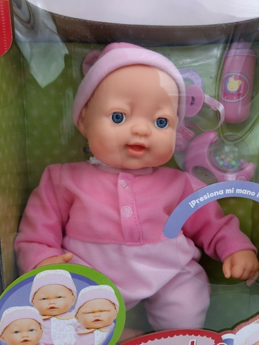 Muñeca Bebe Bostecitos Gestitos Faciales Con Sonido