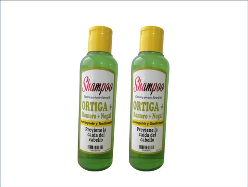 Shampoo Ortiga Romero Nogal 500 Ml X 2 / Anticaída