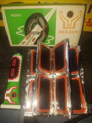 Set Parchos Carro Moto 24und + Pega