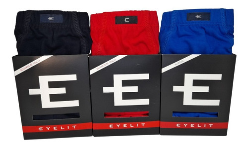 Imagen 2 de 7 de Pack X 3 Slip De Hombre Reforzado Con Toalla Eyelit Art 311