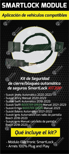 Cierre De Seguros Automáticos Para Suzuki Jimny 2024 -2025