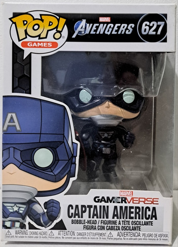 Funko Pop Marvel Avengers Game Captain America #627