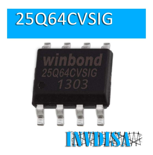 Integrado Winbond W25q64cvsig 25q64cv 25q64cvsig