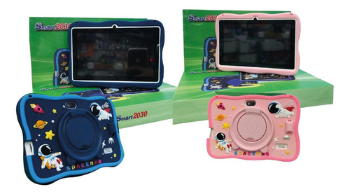 Tablet Infantil Android 64gb Com Jogos Kids 4gb De Ram Cor Rosa