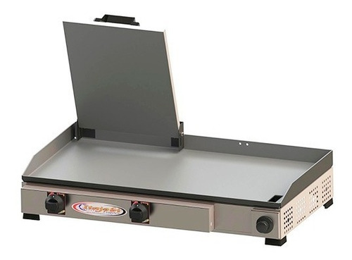 Chapa P/ Lanches Profissional E Prensa Inox 77x40 Cm Itajobi