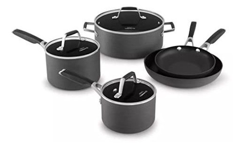 Batería De Cocina 8 Piezas Calphalon En Acero Inoxidable