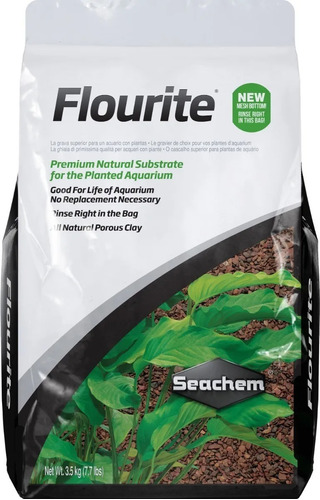 Flourite 3.5kg Sustrato Grava Acuario Plantas Peces Pecera