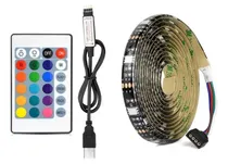 Comprar Tira 3 Metros Multicolor Tv Mueble Gamer Monitor Luz Led Usb
