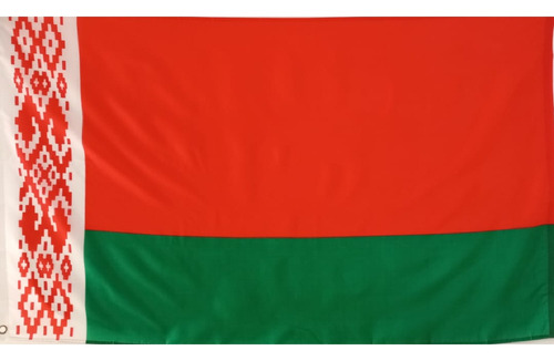 Bandera De Belarus (tamaño 90x150cms) Doble Faz Polyester