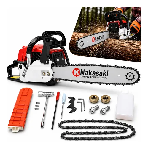 なぎ Motosserra A Gasolina 83cc 3,5hp Nakasaki Profissional | Frete grátis