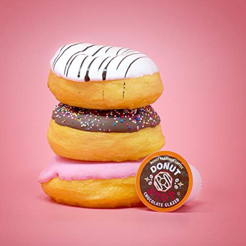 Cápsulas de café com sabor Donut Stop, compatíveis com Cafet