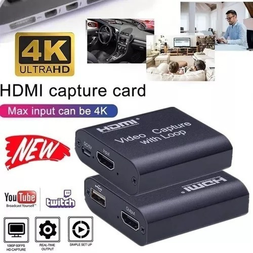 Hdmi Video Capture With Loop Out Usb 3.0 (sm-c7843hdmi)