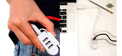 Extensor Usb Multipuertos X3 Lector Hub
