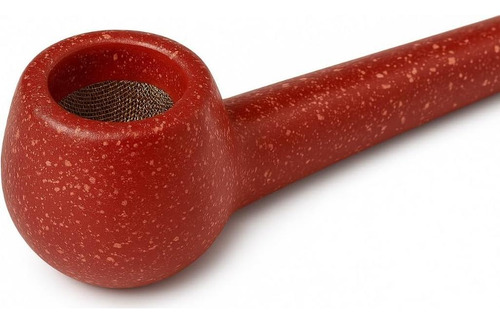 Pipa De Tabaco Decent Mini Hecha A Mano - Rojo Sangre