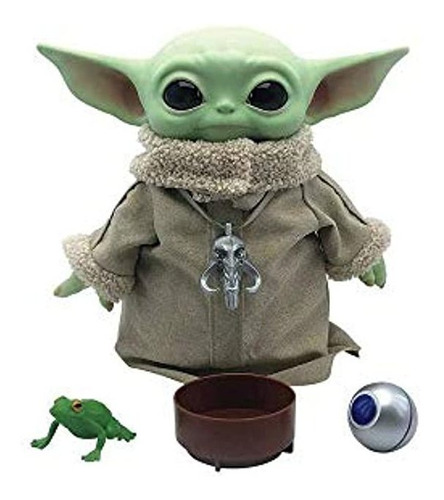 Baby Yoda El Mandalorian Con 4 Accesorios De 12.0 In De Alto