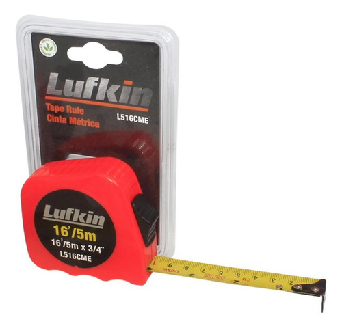 Flexometro Lufkin Tradicional X 5mts X 3/4 64332200 Ue X 6